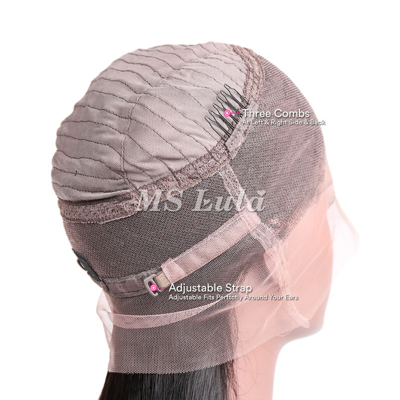 360 Kinky Straight Lace Front Wig With 180 Density - 图片 8